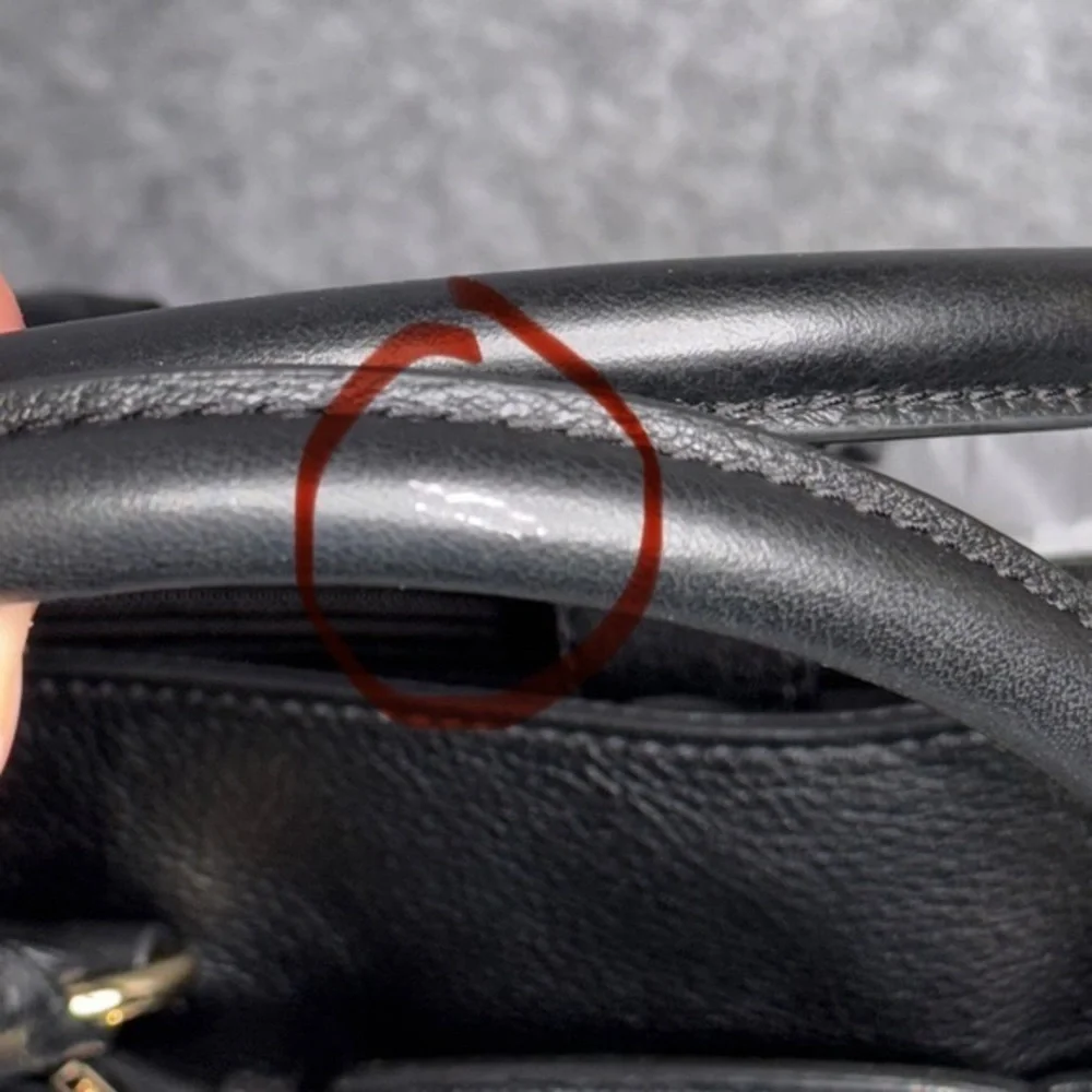 Michael Kors Black Hamilton Soft‎ Pebble Leather Bag - Picture 11 of 11